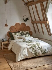 La Redoute Intérieurs Honey Flores Vintage Rattan King Headboard - Image 1 of 6