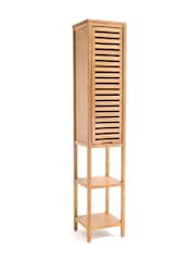 La Redoute Intérieurs Acacia Haumea Oiled Bathroom Storage Column - Image 2 of 5
