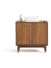 La Redoute Intérieurs Lambro Walnut Bathroom Sink Unit - Image 2 of 6