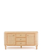 La Redoute Intérieurs Teak Ladara Rattan Sideboard - Image 2 of 6