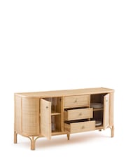 La Redoute Intérieurs Teak Ladara Rattan Sideboard - Image 3 of 6