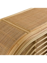 La Redoute Intérieurs Natural Gocco 2-Door Rattan Sideboard - Image 7 of 7