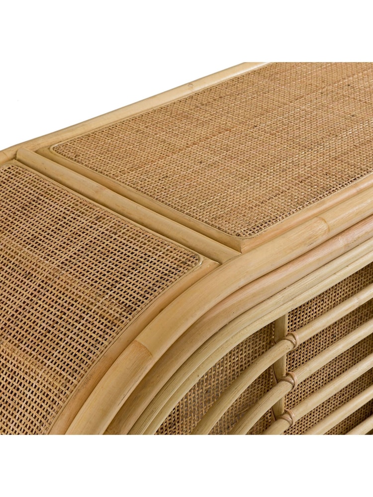 La Redoute Intérieurs Natural Gocco 2-Door Rattan Sideboard - Image 7 of 7