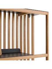 La Redoute Intérieurs Oak Jac Solid Metal Slatted Bookcase - Image 5 of 6