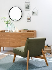 La Redoute Intérieurs Oak Latti 2-Door 3-Drawer Ash Sideboard - Image 1 of 6