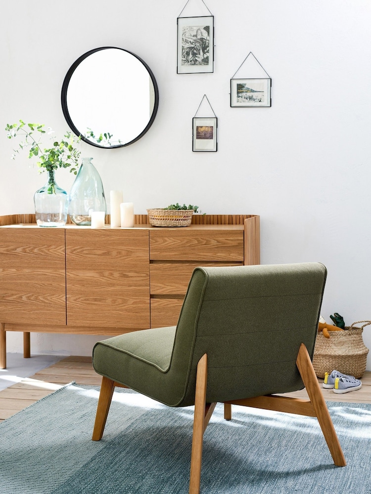 La Redoute Intérieurs Oak Latti 2-Door 3-Drawer Ash Sideboard - Image 1 of 6