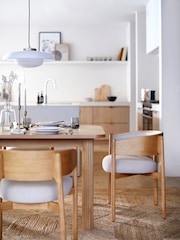 La Redoute Intérieurs Oak Desna Extendable 6-10 Seater Dining Table - Image 1 of 7