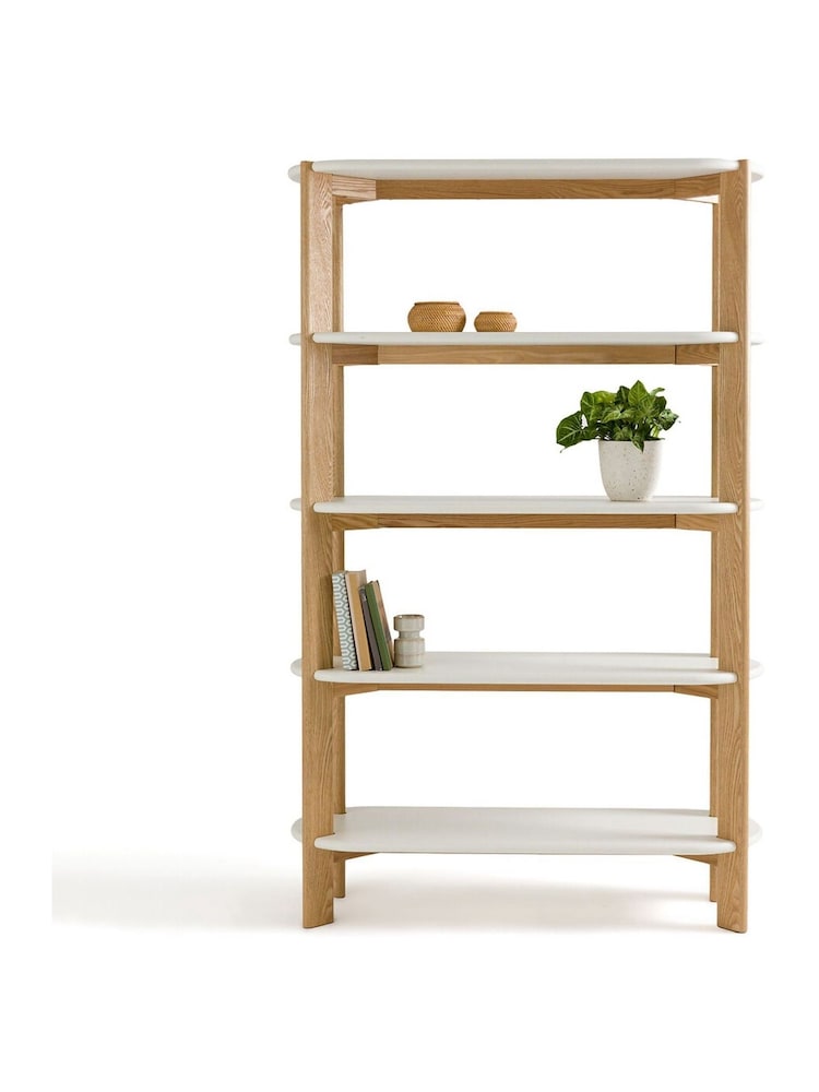La Redoute Intérieurs White Galet Organically Shaped Ash Bookcase - Image 2 of 5
