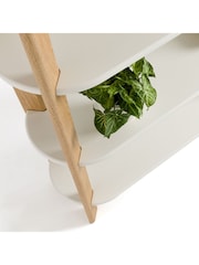 La Redoute Intérieurs White Galet Organically Shaped Ash Bookcase - Image 4 of 5