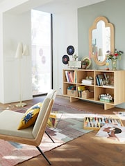 La Redoute Intérieurs Oak Arty Low Oak Bookcase - Image 1 of 6
