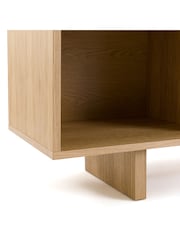 La Redoute Intérieurs Oak Arty Low Oak Bookcase - Image 4 of 6