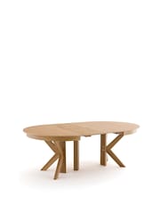 La Redoute Intérieurs Gosling Round Oak 6 to 12 Seater Dining Table - Image 4 of 5