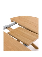 La Redoute Intérieurs Gosling Round Oak 6 to 12 Seater Dining Table - Image 5 of 5