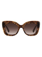 Kate Spade Brown Square With Monogram Details Sunglasses - Image 5 of 7