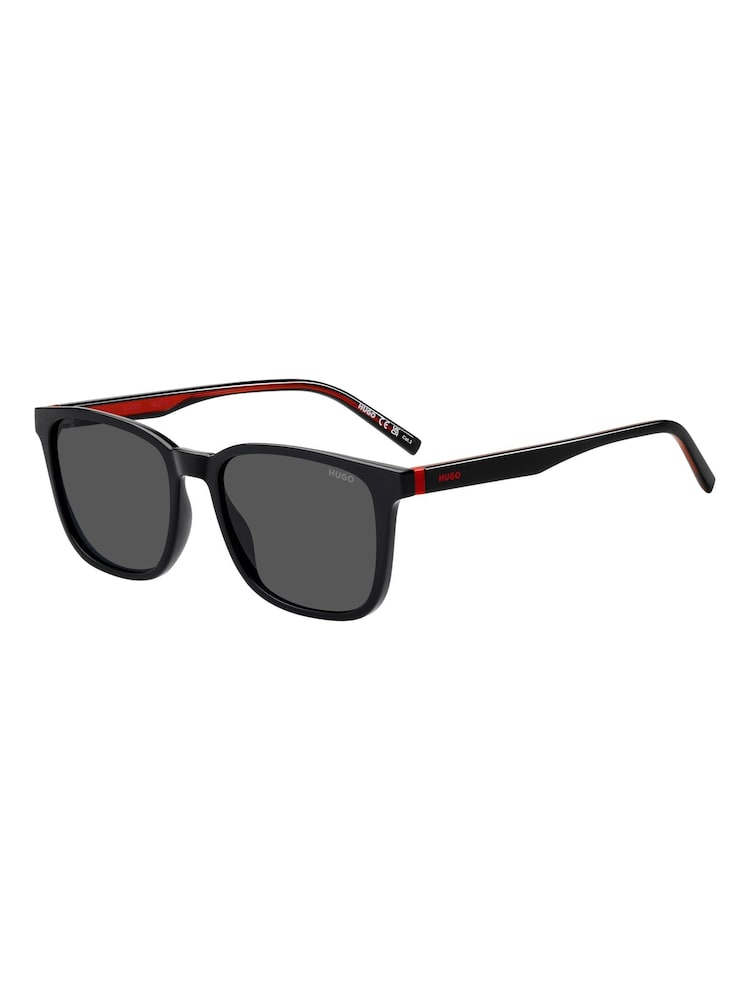 HUGO Black Rectangular Sunglasses - Image 2 of 4