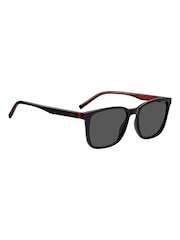 HUGO Black Rectangular Sunglasses - Image 3 of 4