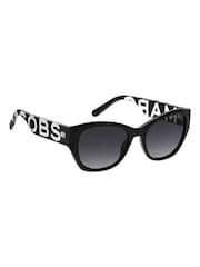 Marc Jacobs Black Rectangular Sunglasses With Logo Details - Image 2 of 5