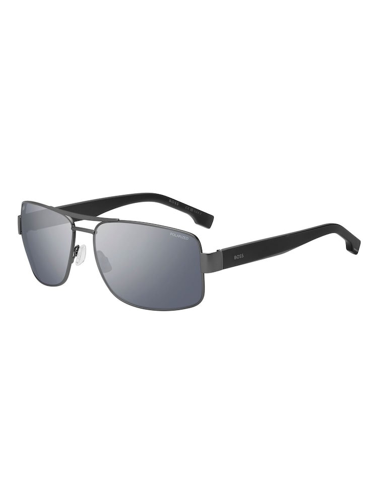 BOSS Black Matte Dark Ruthenium Navigator Sunglasses - Image 2 of 5
