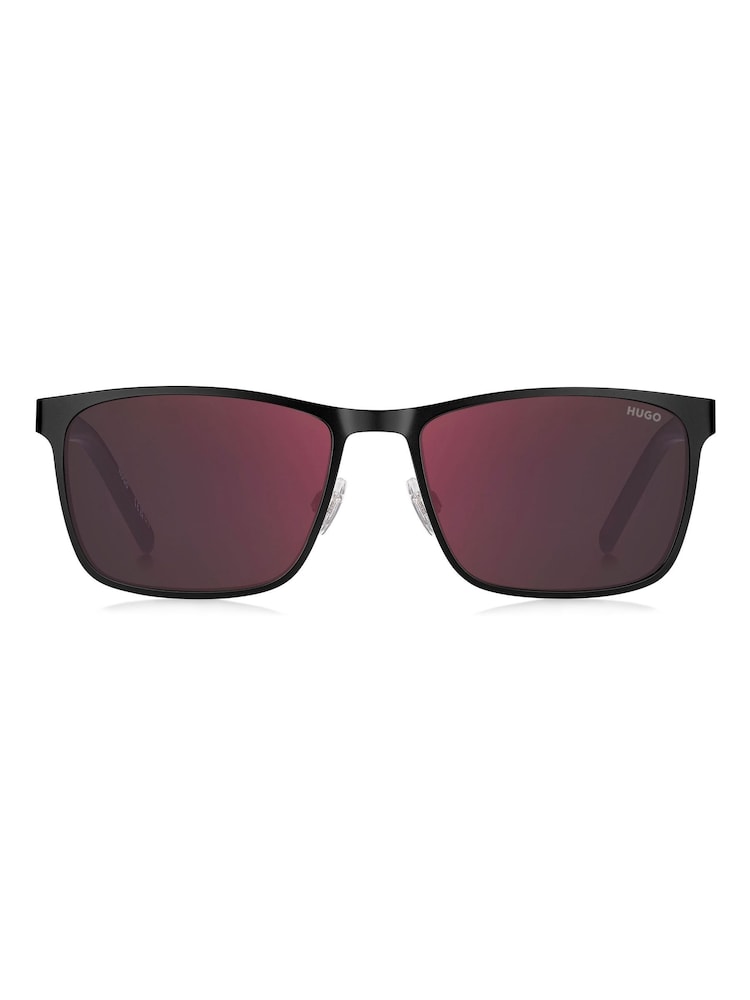 HUGO Black Rectangular Sunglasses - Image 1 of 4