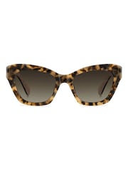 Kate Spade Havana Cat Eye Brown Sunglasses - Image 1 of 4