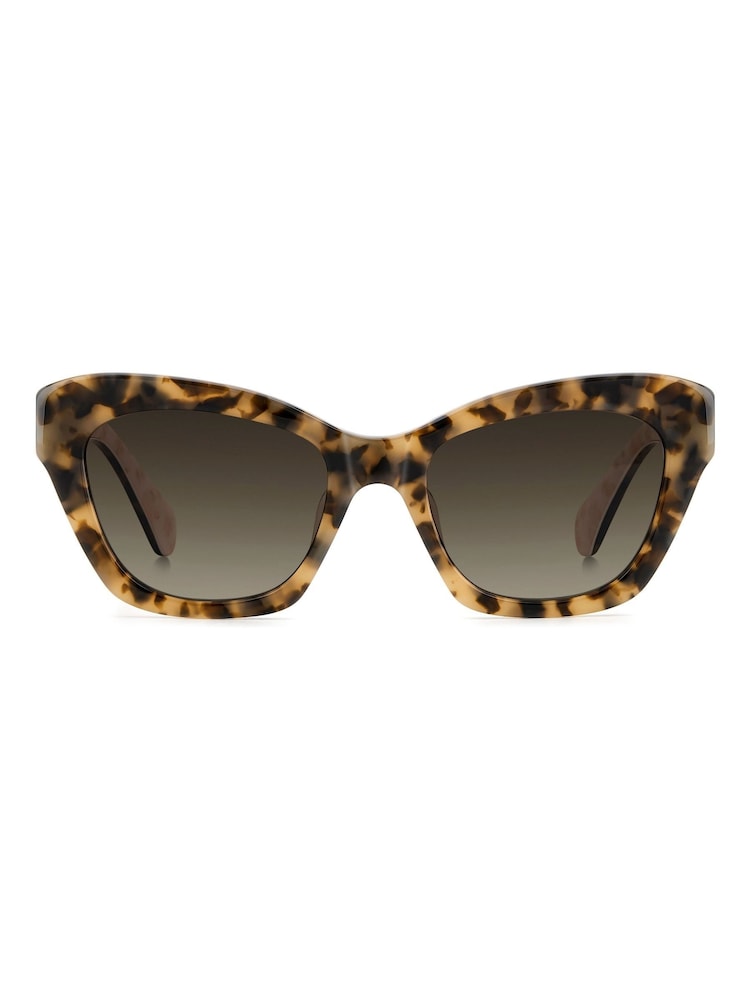 Kate Spade Havana Cat Eye Brown Sunglasses - Image 1 of 4