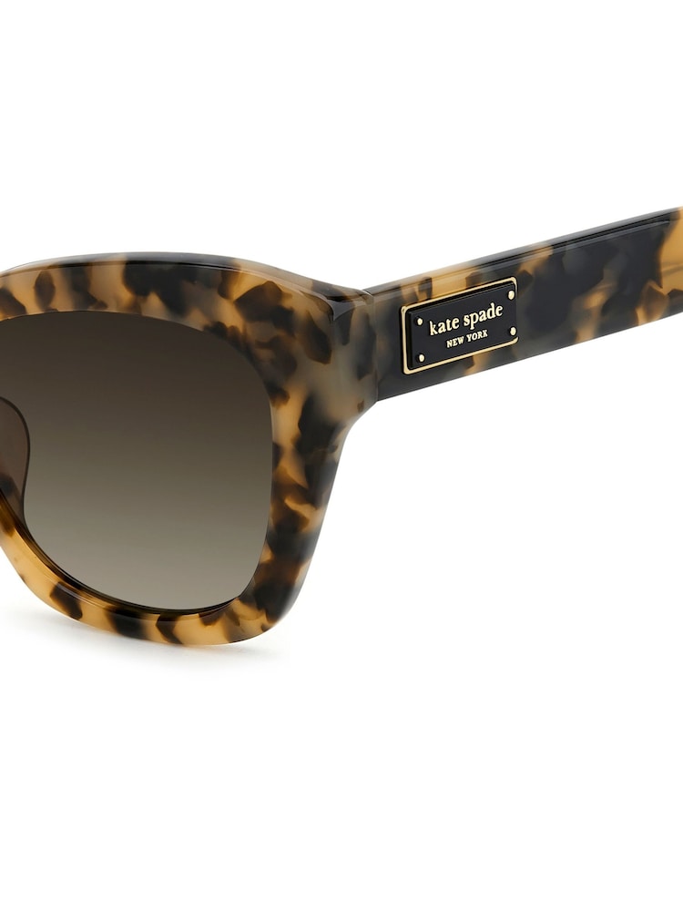 Kate Spade Havana Cat Eye Brown Sunglasses - Image 4 of 4