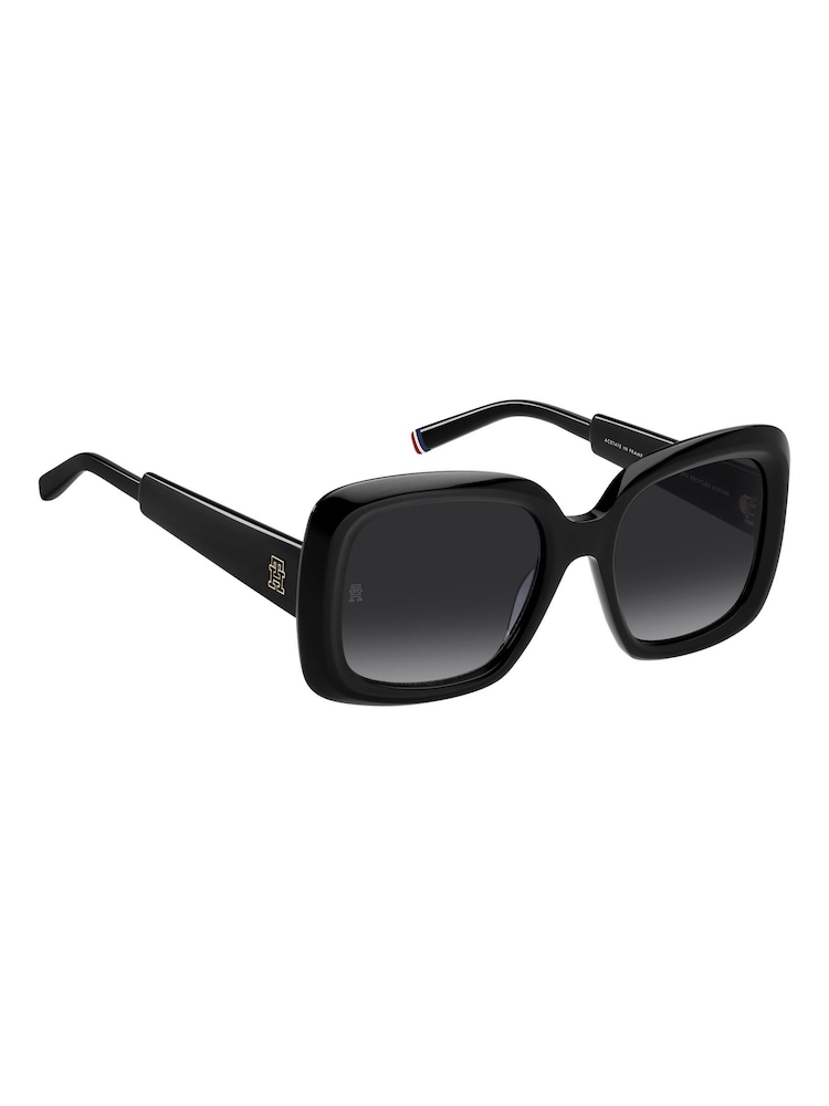 Tommy Hilfiger Black Oversized Square Sunglasses - Image 4 of 4 Tommy Hilfiger Black Oversized Square Sunglasses - Image 4 of 4