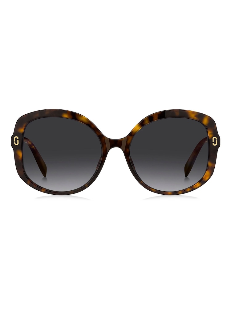 Marc Jacobs Brown Havana Cat Eye Sunglasses - Image 1 of 4