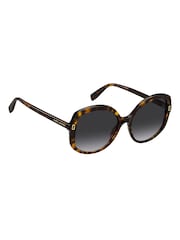 Marc Jacobs Brown Havana Cat Eye Sunglasses - Image 3 of 4