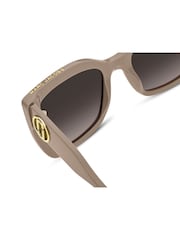 Marc Jacobs Brown Oversized Square Sunglasses - Image 4 of 5