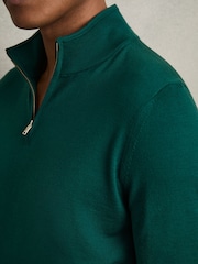 Reiss Blackhall Merinovilla Half-Zip Puolipoolokaulus Neulepusero - Kuva 4 / 6