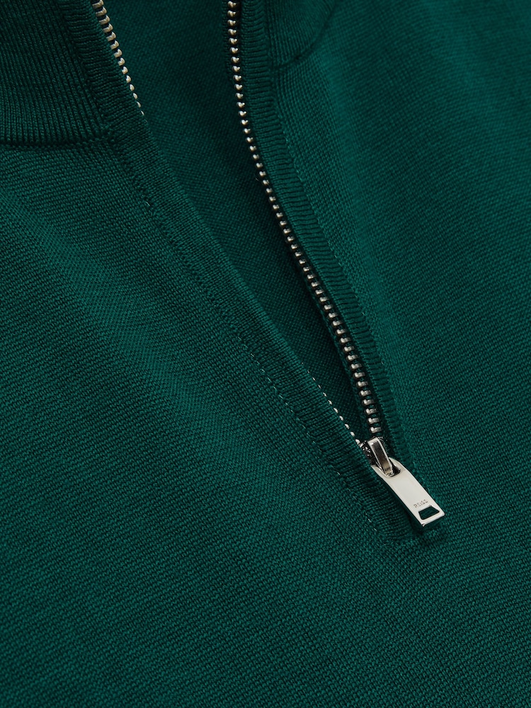 Reiss Blackhall Merinovilla Half-Zip Puolipoolokaulus Neulepusero - Kuva 6 / 6