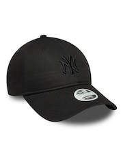 New Era Wmns 9TWENTY Bow Back Neyyan 100% Cotton Black Hat - Image 1 of 7