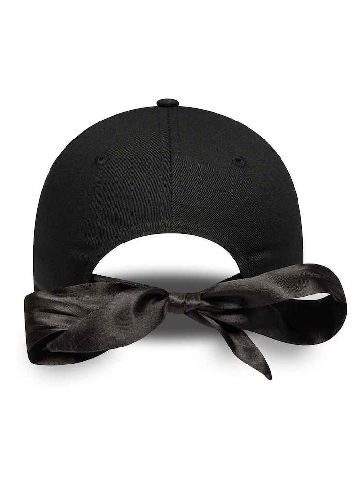 New Era Wmns 9TWENTY Bow Back Neyyan 100% Cotton Black Hat - Image 2 of 7