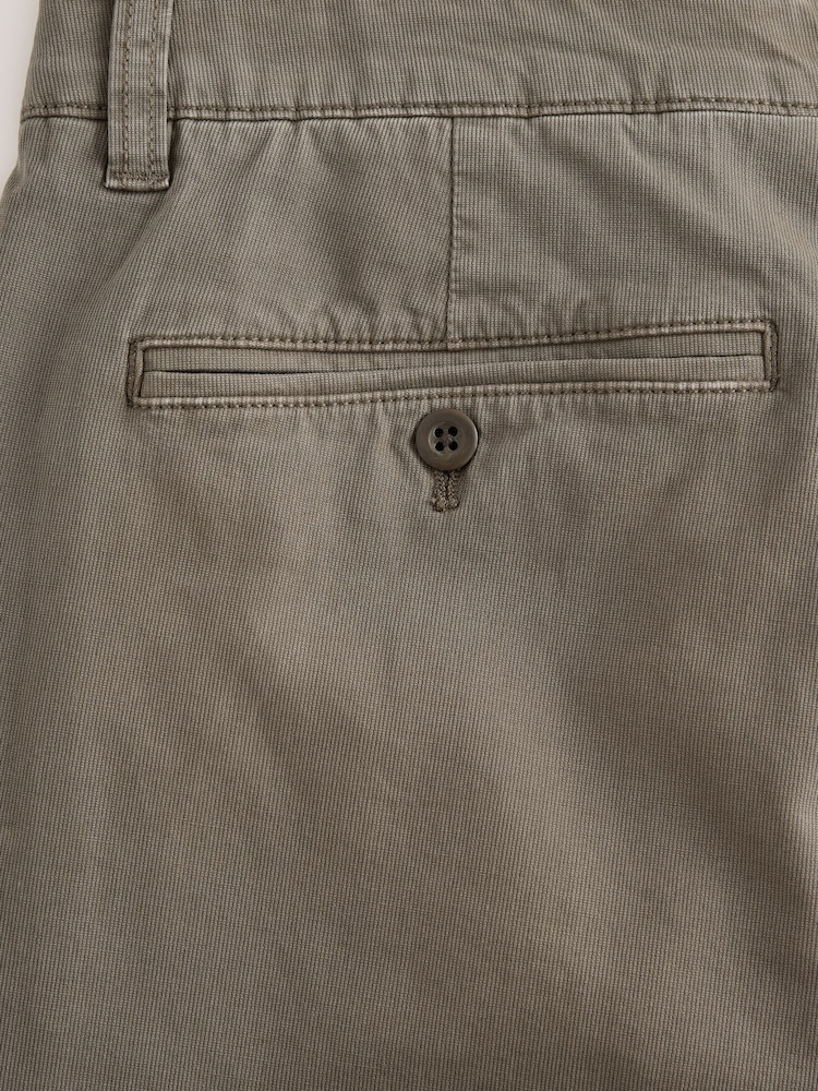 Marrón seta - Pleated Textured Chino Trousers - Imagen 10 de 10