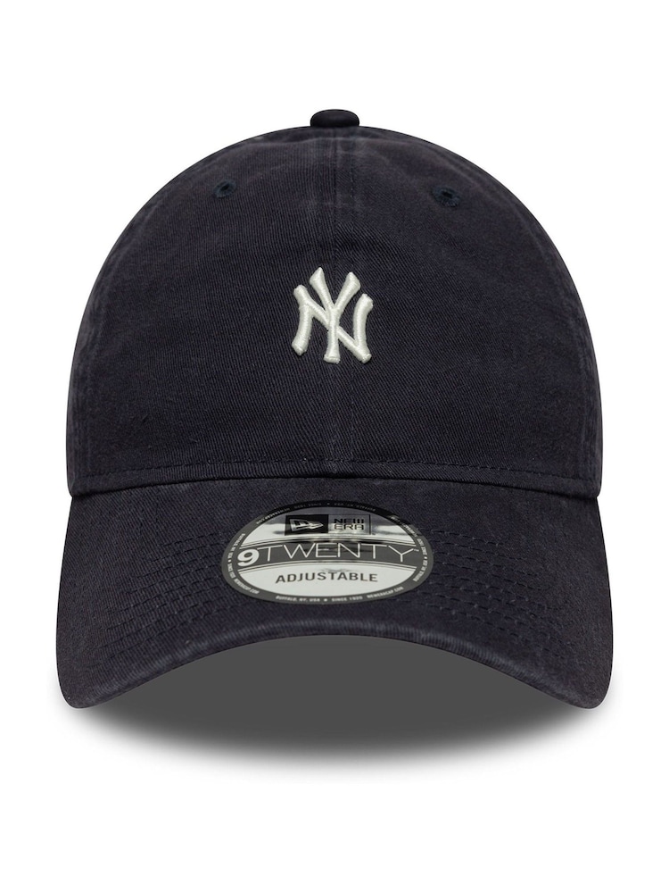 New Era Blue Mini Logo Washed 9TWENTY Neyyan 100% Cotton Hat - Image 1 of 6