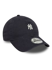 New Era Blue Mini Logo Washed 9TWENTY Neyyan 100% Cotton Hat - Image 5 of 6