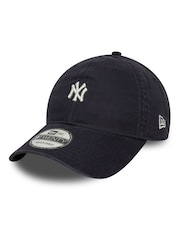 New Era Blue Mini Logo Washed 9TWENTY Neyyan 100% Cotton Hat - Image 6 of 6