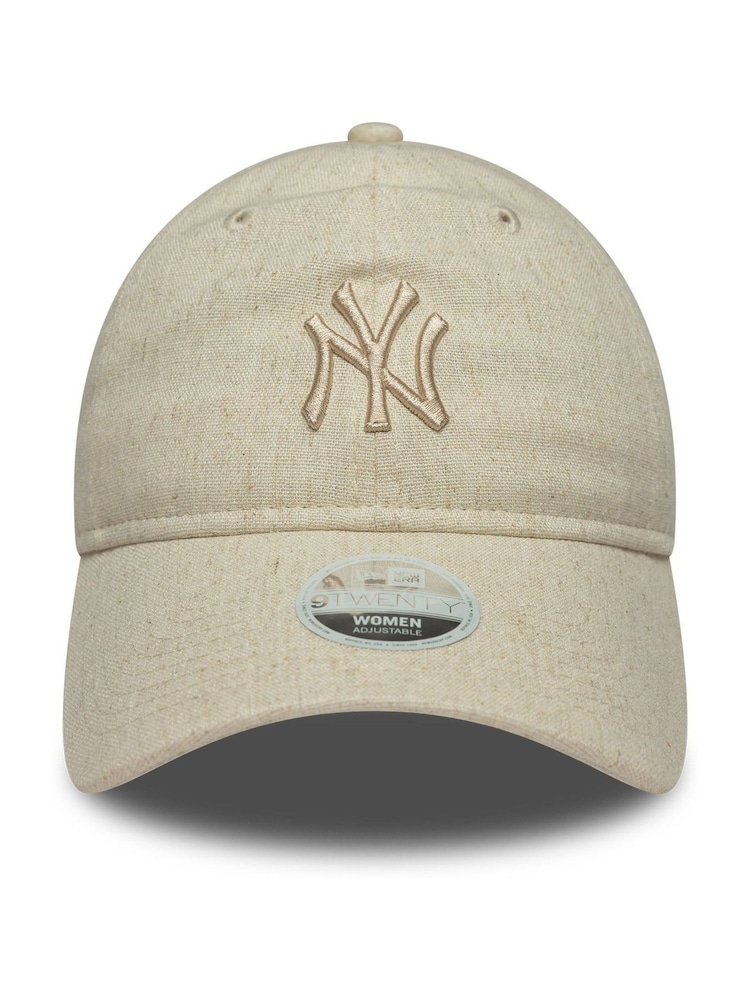 New Era Womens Linen 9TWENTY Neyyan Stnstn Brown Hat - Image 1 of 6