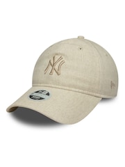 New Era Womens Linen 9TWENTY Neyyan Stnstn Brown Hat - Image 6 of 6