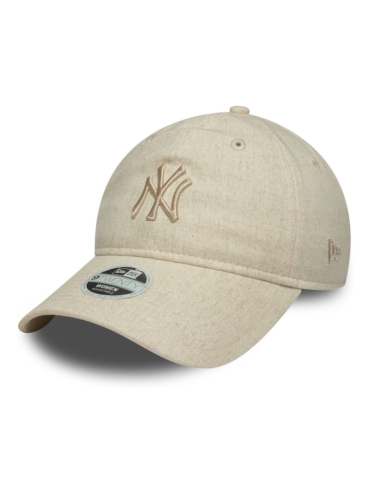 New Era Womens Linen 9TWENTY Neyyan Stnstn Brown Hat - Image 6 of 6 New Era Womens Linen 9TWENTY Neyyan Stnstn Brown Hat - Image 6 of 6