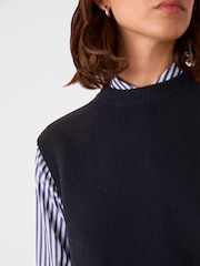 Whistles Blue Wool Sleeveless Tank - Image 5 of 6