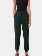 Whistles Green Lila Ponte Trousers - Image 1 of 5