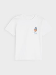 Personalised Boys Embroidered Hatched Dinosaur 100% Cotton T-Shirt by Dollymix - Image 1 of 4