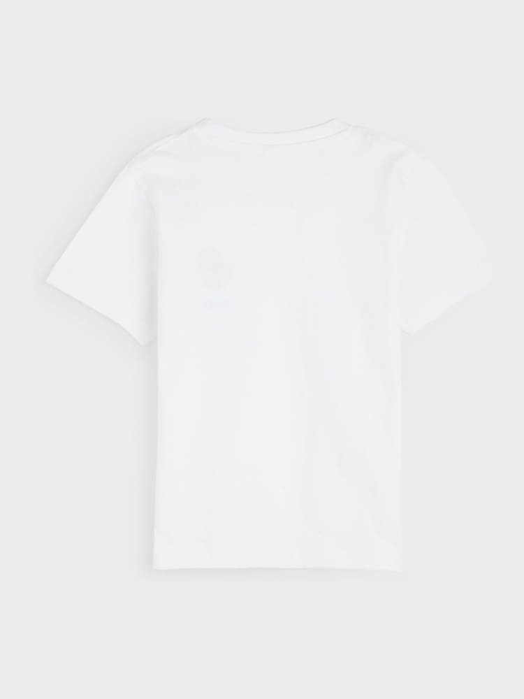 Personalised Boys Embroidered Hatched Dinosaur 100% Cotton T-Shirt by Dollymix - Image 2 of 4