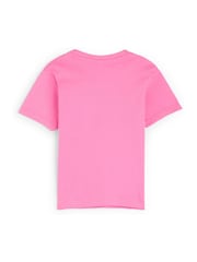 Personalised Girls Embroidered Unicorn 100% Cotton T-Shirt by Dollymix - Image 2 of 4