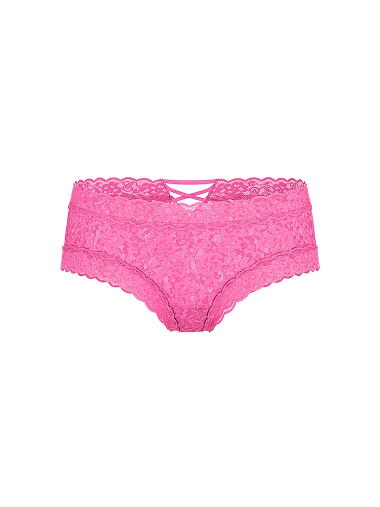 Victoria's Secret Ultra Pink Cheeky Strappy Back Knickers - Image 3 of 3