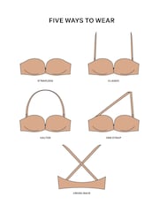 Victoria's Secret Praline Nude Strapless Bombshell Bra - Image 3 of 4