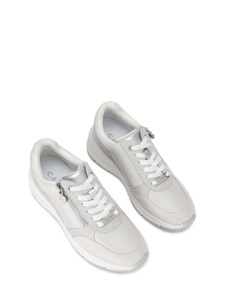 Carvela Natural Stride Zip Trainers - Image 3 of 5