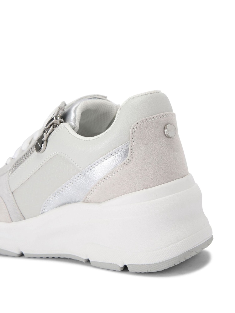 Carvela Natural Stride Zip Trainers - Image 4 of 5